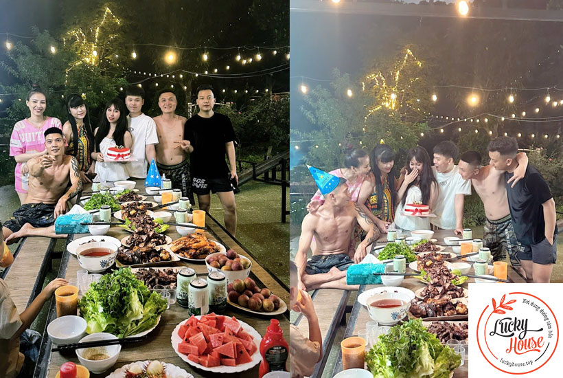 Lịch trình nghỉ dưỡng Lucky House Sóc Sơn 2 ngày 1 đêm