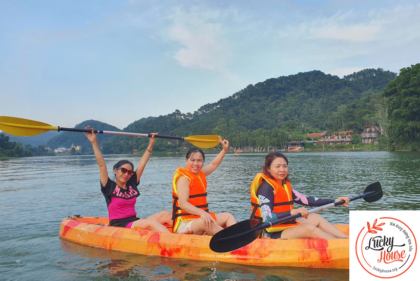 Khung cảnh hồ Đồng Đò thơ mộng